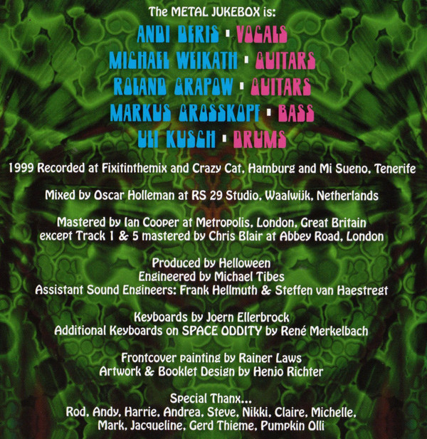 Helloween - Metal Jukebox | BMG (BMGCAT576LPX) - 7 Helloween - Metal Jukebox | BMG (BMGCAT576LPX) - 7