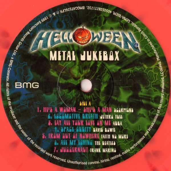 Helloween - Metal Jukebox | BMG (BMGCAT576LPX) - 3 Helloween - Metal Jukebox | BMG (BMGCAT576LPX) - 3