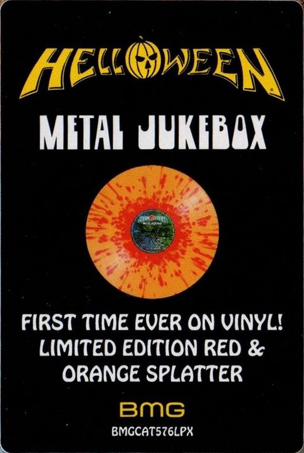 Helloween - Metal Jukebox | BMG (BMGCAT576LPX) - 11 Helloween - Metal Jukebox | BMG (BMGCAT576LPX) - 11
