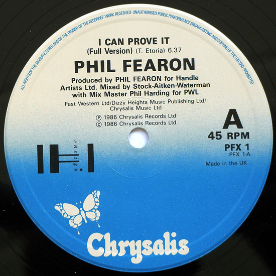 Phil Fearon - I Can Prove It | Ensign (PFX 1) - 3 Phil Fearon - I Can Prove It | Ensign (PFX 1) - 3