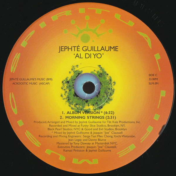Jephté Guillaume & Tèt Kale Orkestra - Al Di Yo | Spiritual Life Music (SLM-391) - 5