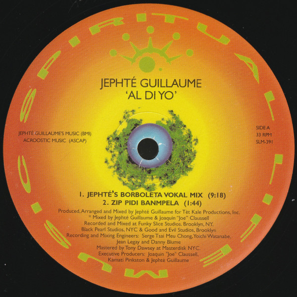 Jephté Guillaume & Tèt Kale Orkestra - Al Di Yo | Spiritual Life Music (SLM-391) - 3