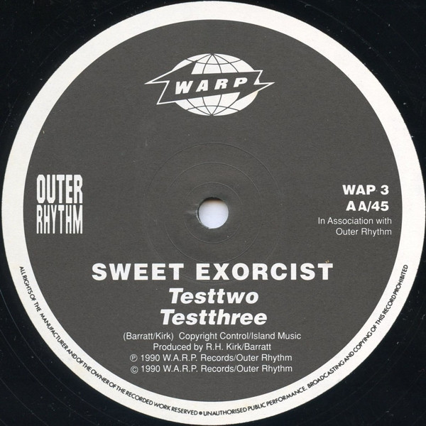 Sweet Exorcist - Testone | Warp Records (WAP 3) - 4 Sweet Exorcist - Testone | Warp Records (WAP 3) - 4