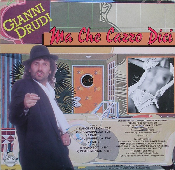 Gianni Drudi - Ma Che Cazzo Dici | Dig It International (DMX 10087) - 2 Gianni Drudi - Ma Che Cazzo Dici | Dig It International (DMX 10087) - 2