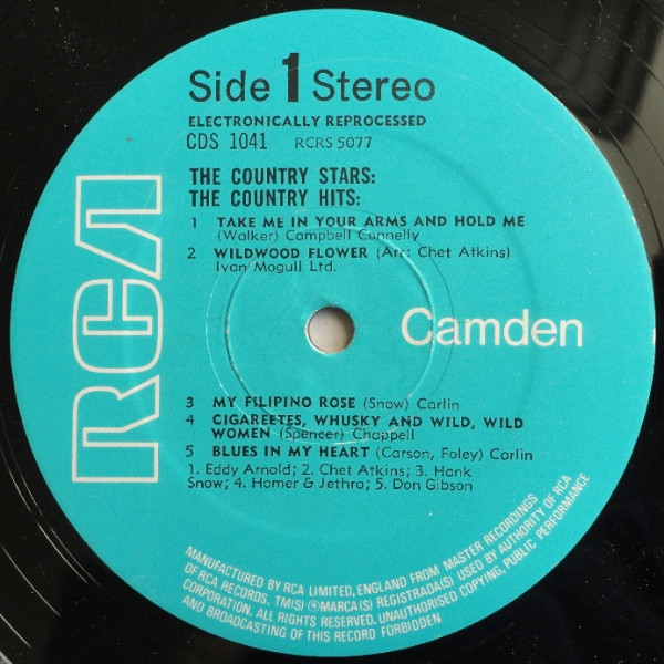Various - The Country Stars, The Country Hits | RCA Camden (CDS 1041) - 3