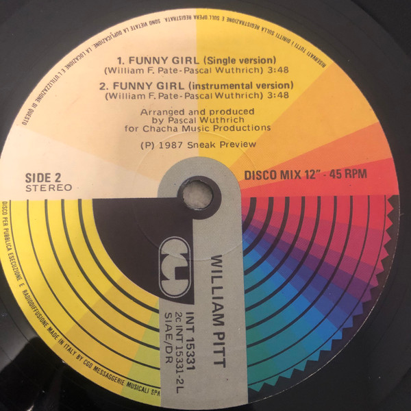 William Pitt - Funny Girl | CGD (INT 15331) - 4