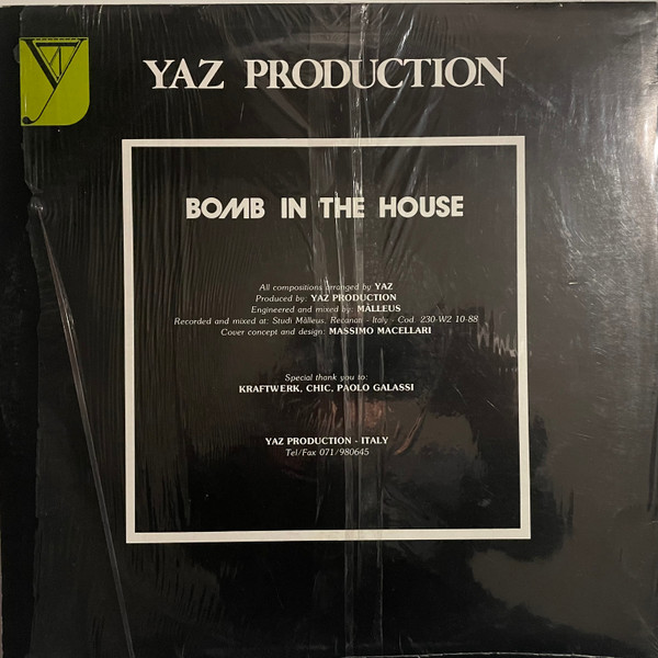 Yaz - Bomb In The House | Cruisin' Records (CRN 53515) - 2