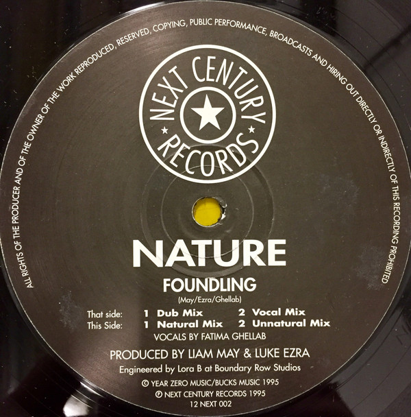 Nature - Foundling | Next Century Records (12 NEXT 002) - main Nature - Foundling | Next Century Records (12 NEXT 002) - main