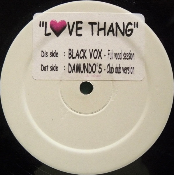 Black Vox - Love Thang | Colt 45 Records (12 INCH 06) - main Black Vox - Love Thang | Colt 45 Records (12 INCH 06) - main