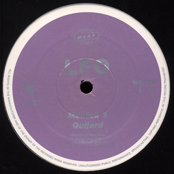 LFO - LFO Remix | Warp Records (WAP 5R) - 4 LFO - LFO Remix | Warp Records (WAP 5R) - 4