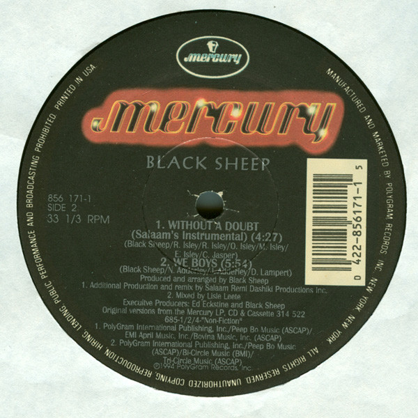 Black Sheep - Without A Doubt | Mercury (856 171-1) - 5 Black Sheep - Without A Doubt | Mercury (856 171-1) - 5