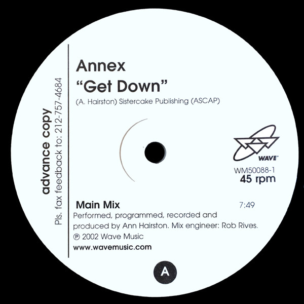 Annex - Get Down | Wave Music (WM50088-1) - main