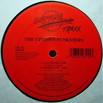 The Uptown Funksters - Dr. Feel Good | Cutting Traxx (CR-322) - main The Uptown Funksters - Dr. Feel Good | Cutting Traxx (CR-322) - main