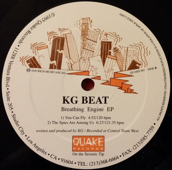 KG Beat - Breathing Engine EP | Quake Records (QUAKE 001) - 2 KG Beat - Breathing Engine EP | Quake Records (QUAKE 001) - 2