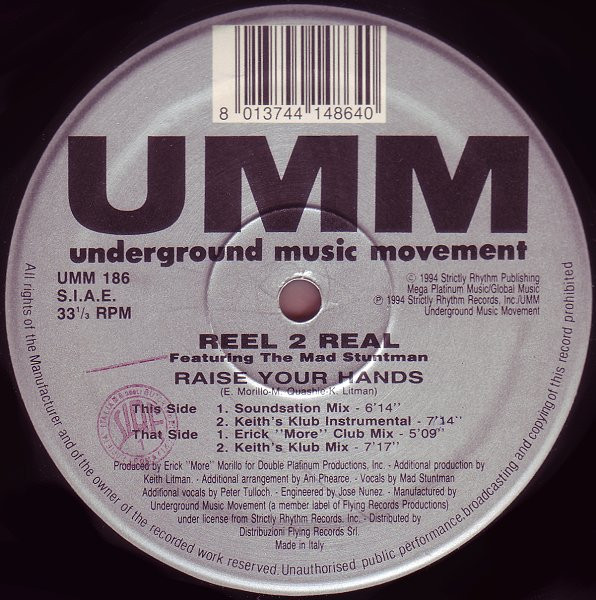 Reel 2 Real Featuring The Mad Stuntman - Raise Your Hands | UMM (UMM 186) - 3 Reel 2 Real Featuring The Mad Stuntman - Raise Your Hands | UMM (UMM 186) - 3