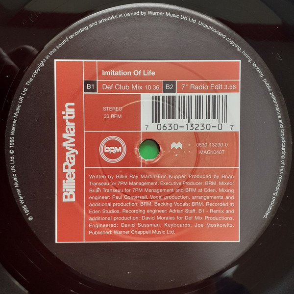 BillieRayMartin - Imitation Of Life | Magnet (MAG1040T) - 4 BillieRayMartin - Imitation Of Life | Magnet (MAG1040T) - 4