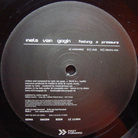Niels Van Gogh - Feeling A Pressure | Fast Forward (FFREC 1) - 3