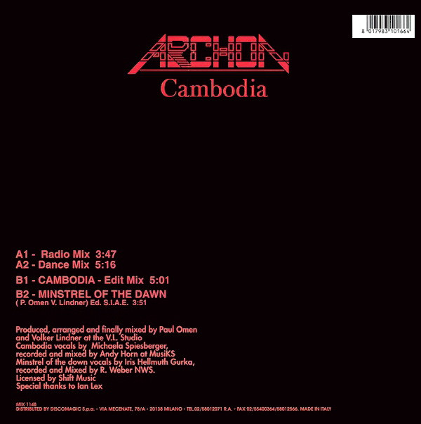 Archon - Cambodia | Discomagic Records (MIX 1148) - 2 Archon - Cambodia | Discomagic Records (MIX 1148) - 2