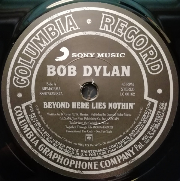 Bob Dylan - Beyond Here Lies Nothin' | Columbia (88697 52348 7) - 3 Bob Dylan - Beyond Here Lies Nothin' | Columbia (88697 52348 7) - 3