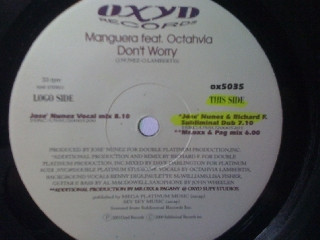 Manguera Featuring Octahvia - Don't Worry | Oxyd Records (OX5035) - 2