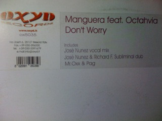 Manguera Featuring Octahvia - Don't Worry | Oxyd Records (OX5035) - main