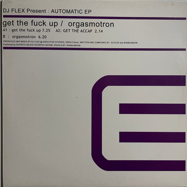 DJ Flex - Automatic EP | Executive Records (ER 007) - main