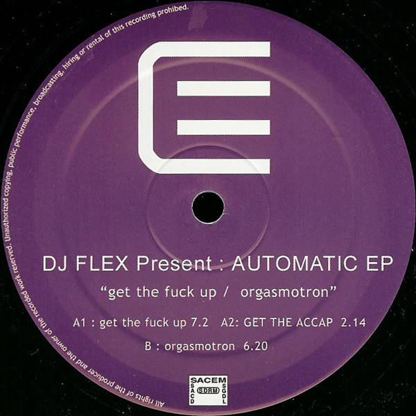 DJ Flex - Automatic EP | Executive Records (ER 007) - 3