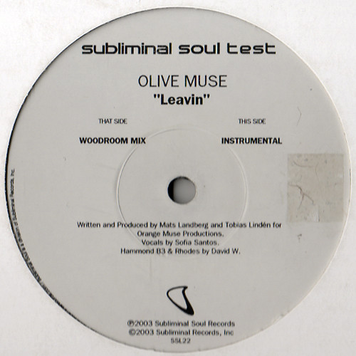 Olive Muse - Leavin' | Subliminal Soul (SSL22) - 4