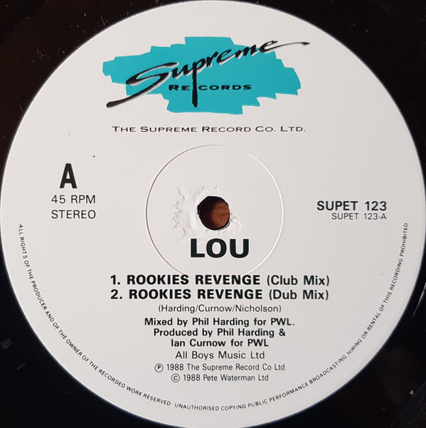 Lou - Rookies Revenge | Supreme Records (SUPET 123) - 3 Lou - Rookies Revenge | Supreme Records (SUPET 123) - 3