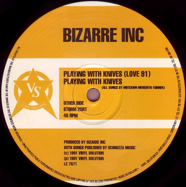 Bizarre Inc - Playing With Knives (The Climax) | Vinyl Solution (STORM 25 RT) - 4 Bizarre Inc - Playing With Knives (The Climax) | Vinyl Solution (STORM 25 RT) - 4