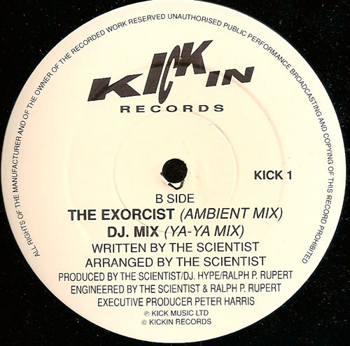 The Scientist - The Exorcist | Kickin Records (KICK 1) - 3