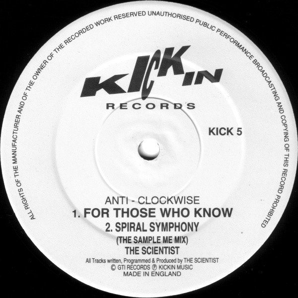 The Scientist - Spiral Symphony | Kickin Records (KICK 5) - 4