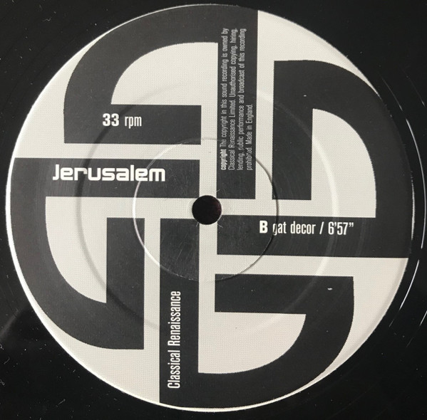 Classical Renaissance - Jerusalem | Classical Renaissance Limited (CRRSV01) - 2
