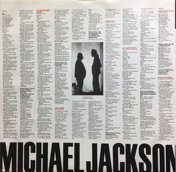 Michael Jackson - Bad | Epic (EPC 450290 1) - 13