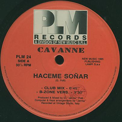 Cavanne - Haceme Soñar | PLM Records (PLM 24)