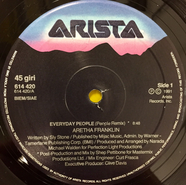 Aretha Franklin - Everyday People | Arista (614 420) - main Aretha Franklin - Everyday People | Arista (614 420) - main