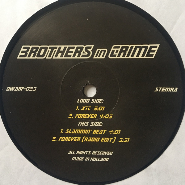 Brothers In Crime - Forever | Dwarf Records (DWARF 023) - 4