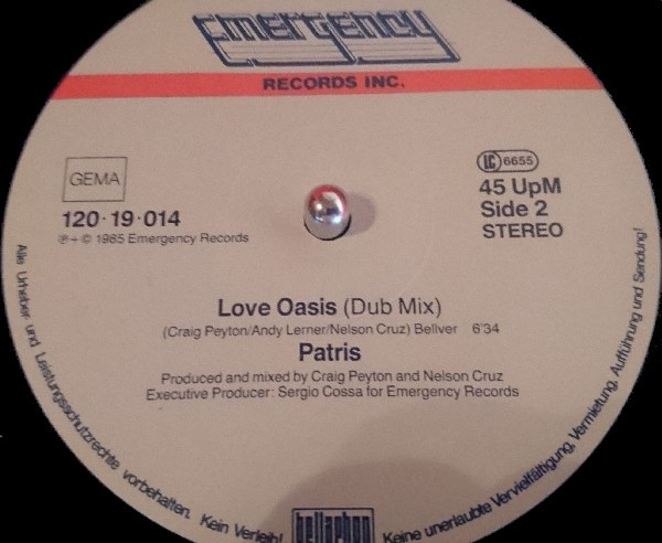 Patris - Love Oasis | Emergency Records (120·19·014) - 4 Patris - Love Oasis | Emergency Records (120·19·014) - 4
