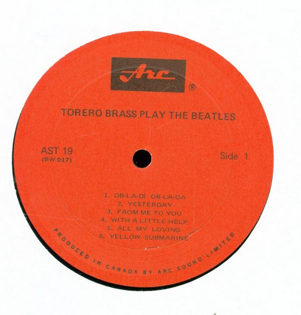 Torero Brass - Torero Brass Play The Beatles | Arc Records (AST 19) - 3