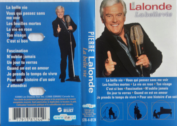 Pierre Lalonde - La Belle Vie | Les Disques Star Records (STR-4-8124) - 2
