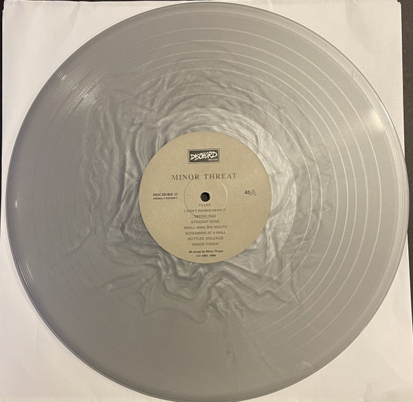 Minor Threat - Minor Threat (Silver Vinyl) [Vinyl] | Dischord Records (DISCHORD No. 12) - 4