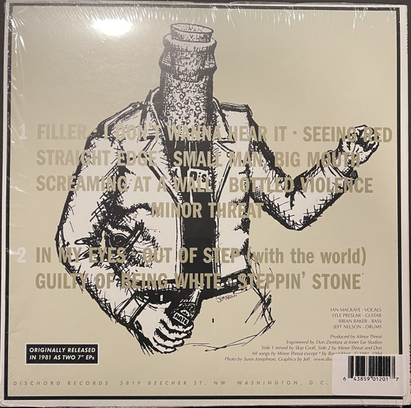 Minor Threat - Minor Threat (Silver Vinyl) [Vinyl] | Dischord Records (DISCHORD No. 12) - 3