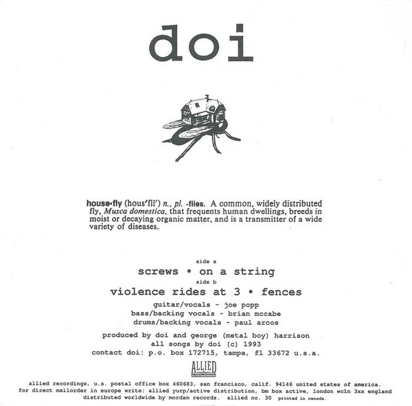 Dogs On Ice - Housefly | Allied Recordings (allied no. 30) - 2