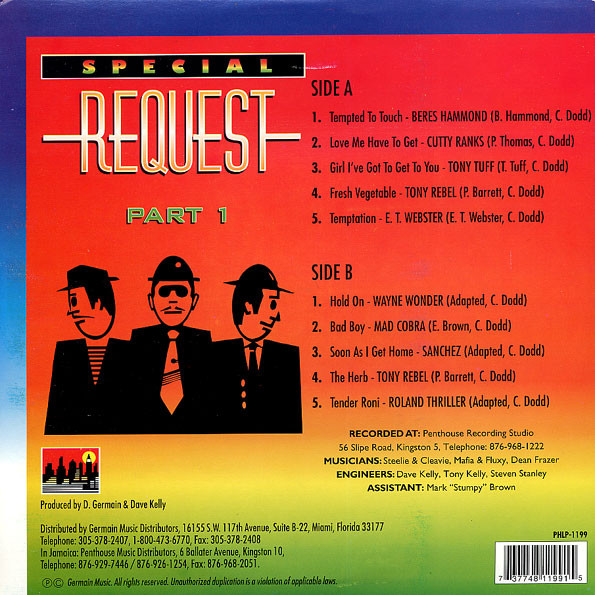 Various - Special Request Part 1 | Penthouse Records (PHLP-1199) - 2 Various - Special Request Part 1 | Penthouse Records (PHLP-1199) - 2