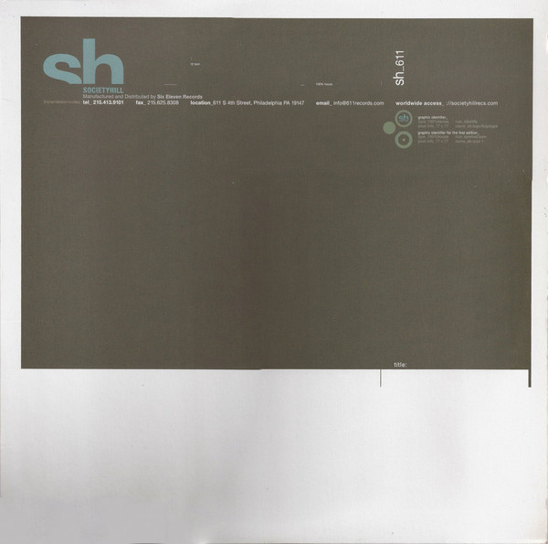 The Rurals - Window Pain | Society Hill Recordings (SHR 001)