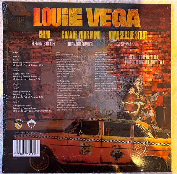 Louie Vega - Chimi / Change Your Mind / Atmosphere Strut | Nervous Records (NER25911) - 2 Louie Vega - Chimi / Change Your Mind / Atmosphere Strut | Nervous Records (NER25911) - 2