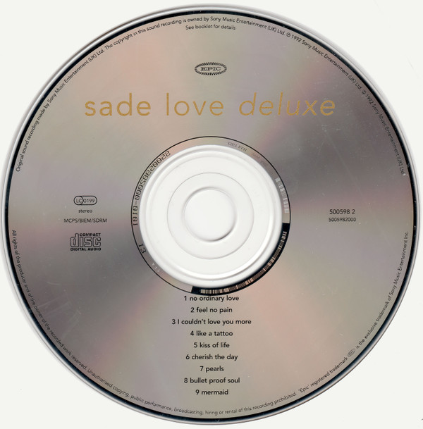 Sade - Love Deluxe | Epic (500598 2) - 4