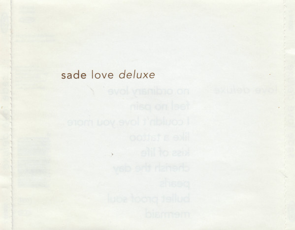 Sade - Love Deluxe | Epic (500598 2) - 2
