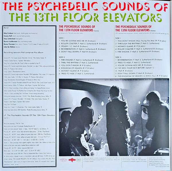 13th Floor Elevators - The Psychedelic Sounds Of The 13th Floor Elevators | International Artists (1A-LP-1) - 2 13th Floor Elevators - The Psychedelic Sounds Of The 13th Floor Elevators | International Artists (1A-LP-1) - 2
