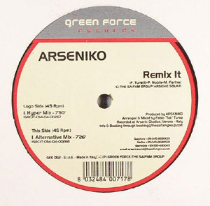 Arseniko - Remix It | Green Force (GEE 052) - main